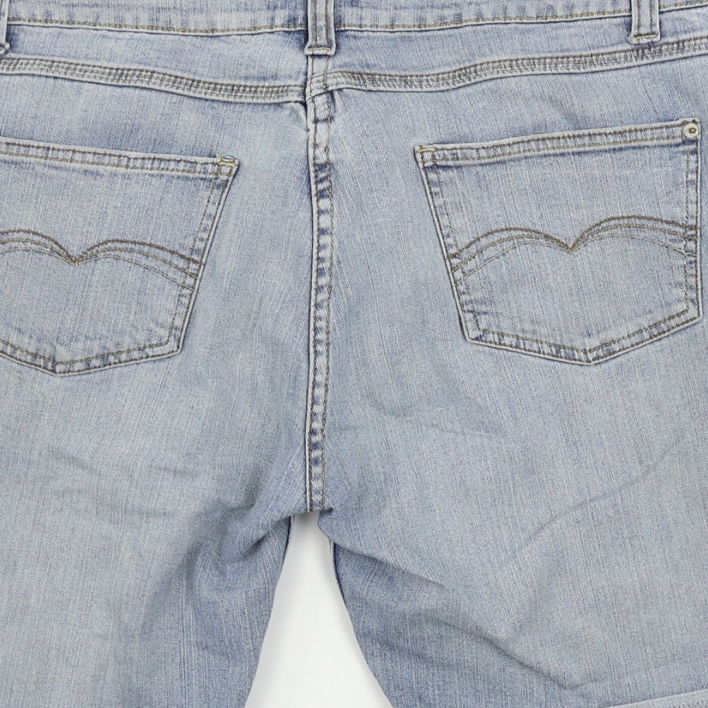 denim co Womens Blue   Cut-Off Shorts Size 18