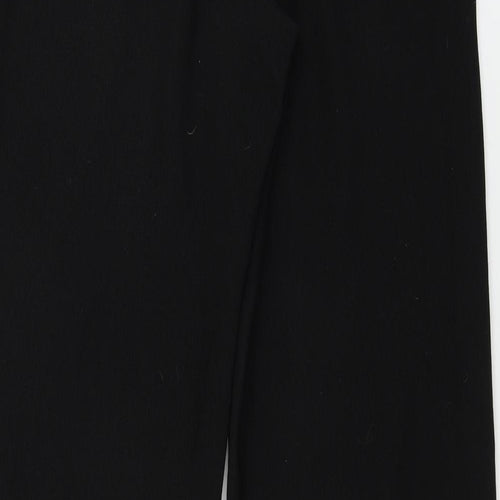 St michael        Womens Black Paisley  Trousers  Size 14 L30 in