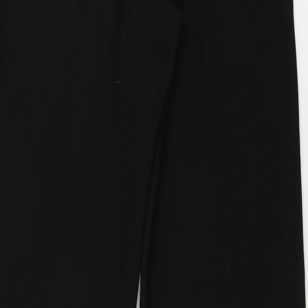 St michael        Womens Black Paisley  Trousers  Size 14 L30 in
