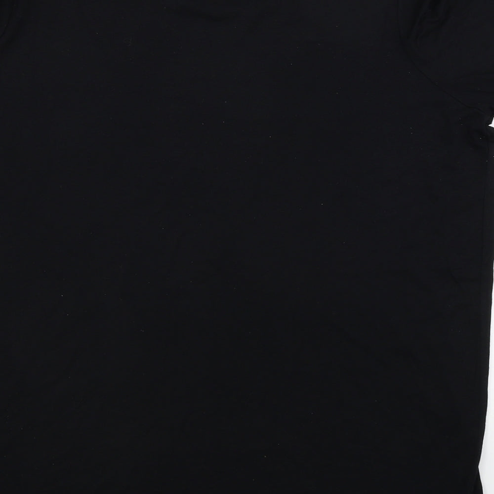 Select  Womens Black   Basic T-Shirt Size 14