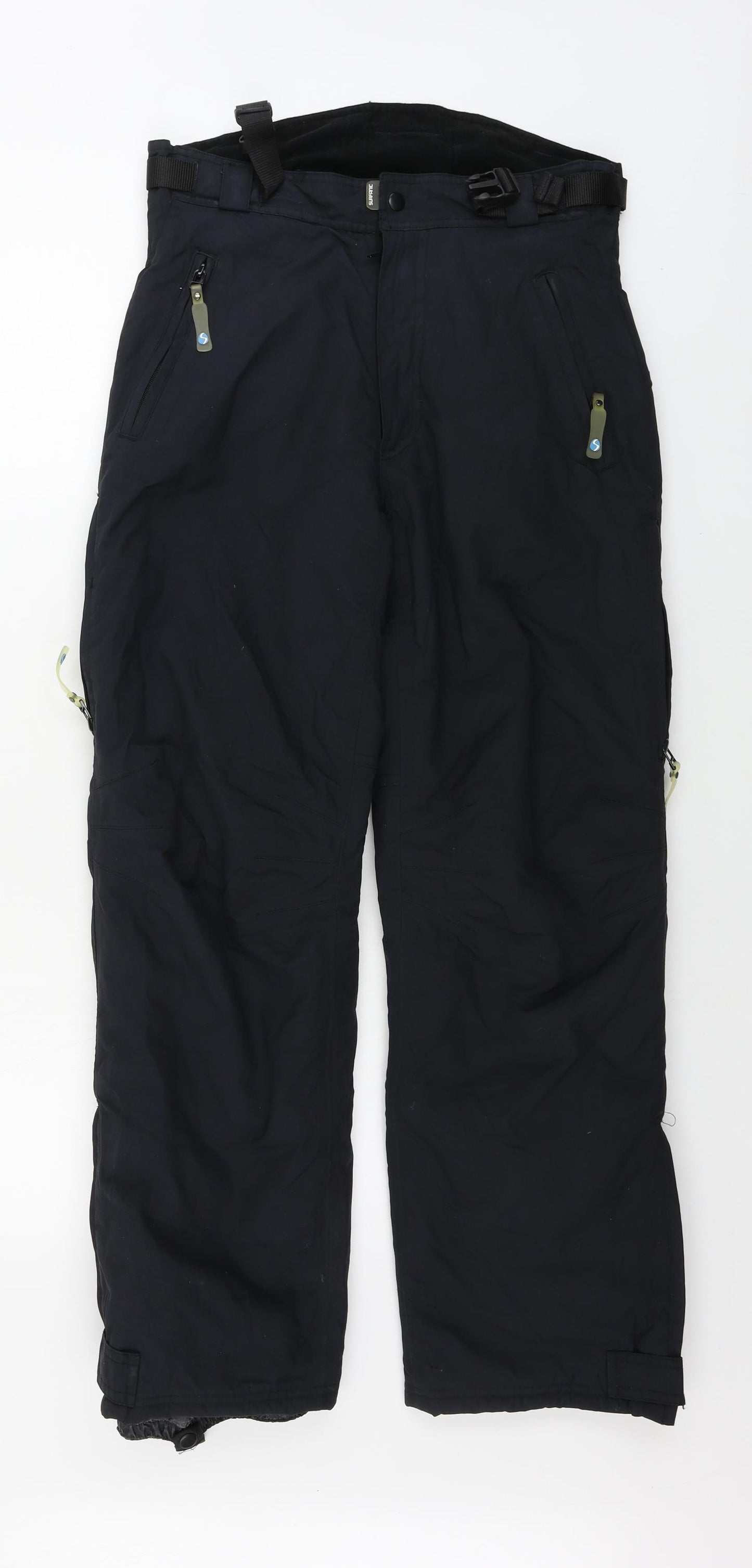 surfanic Mens Black   Snow Pants Trousers Size S L29 in