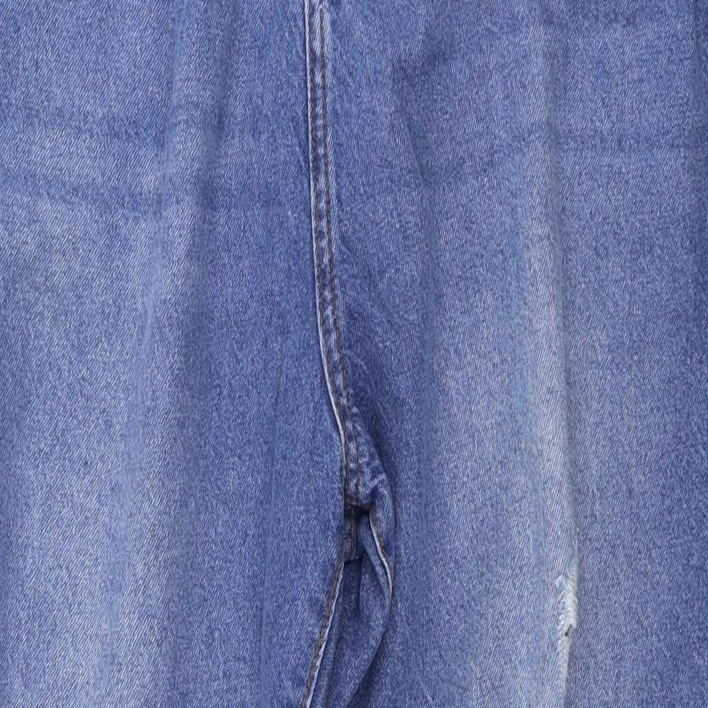 Boohoo  Womens Blue   Straight Jeans Size 16 L24 in