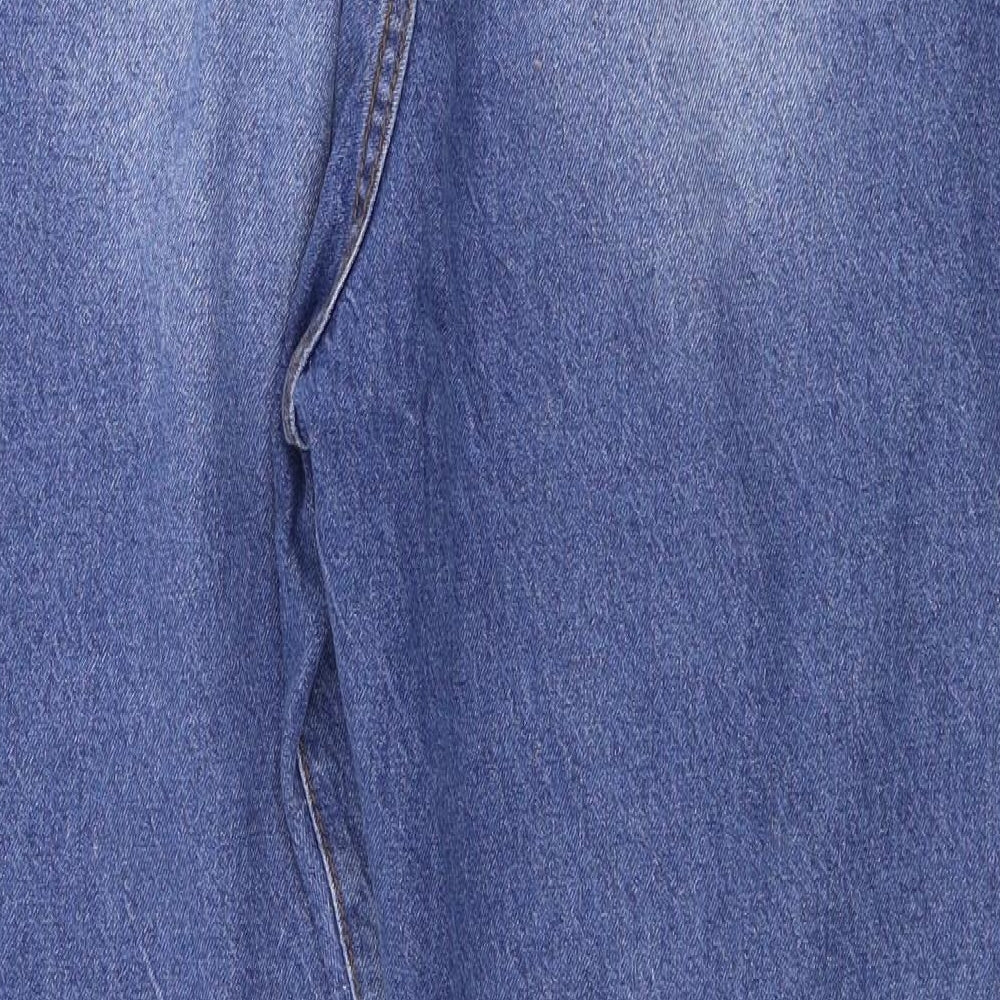 Boohoo  Womens Blue   Straight Jeans Size 16 L24 in