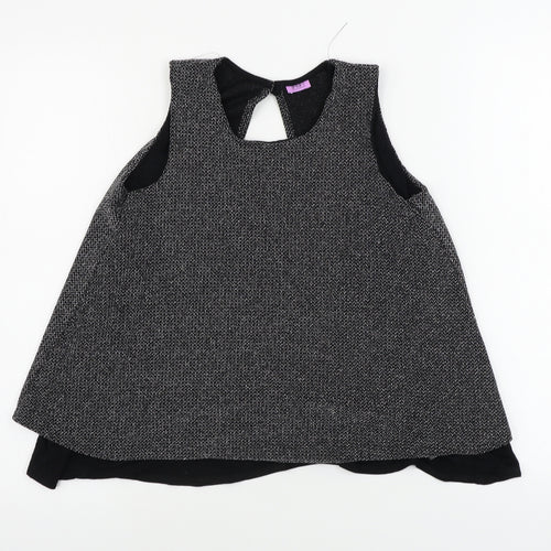 F&F  Girls Grey   Basic Blouse Size 12-13 Years