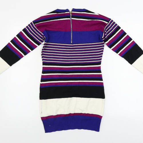 GDG  Womens Blue Striped  Bodycon  Size L