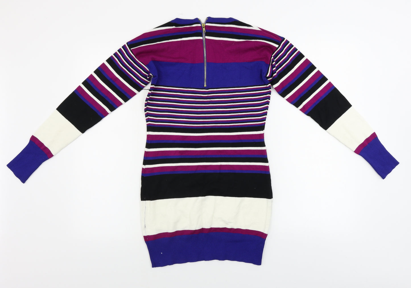 GDG  Womens Blue Striped  Bodycon  Size L