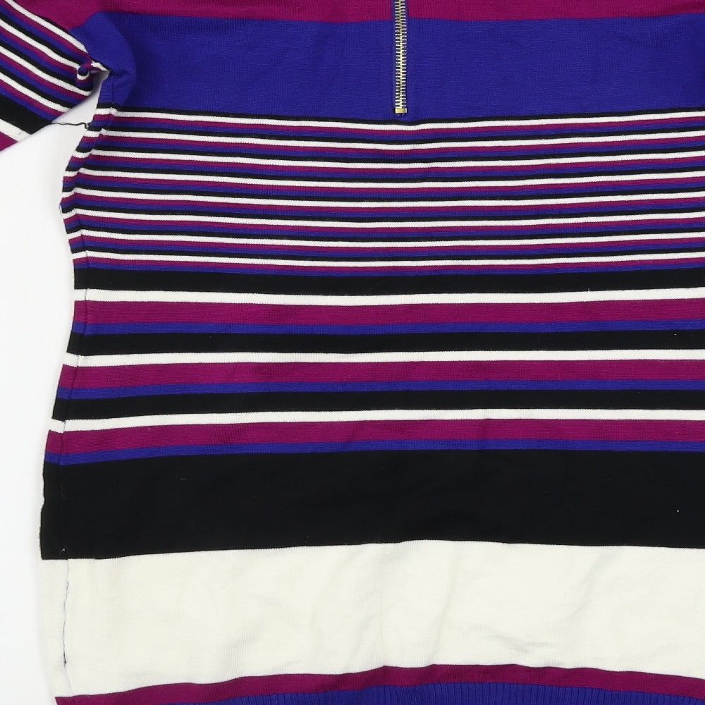 GDG  Womens Blue Striped  Bodycon  Size L