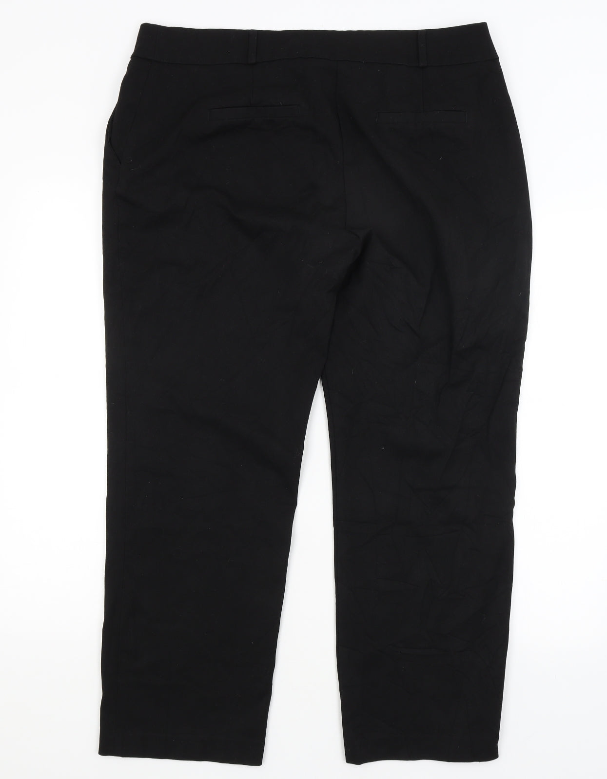 TU Womens Black   Trousers  Size 16 L26 in