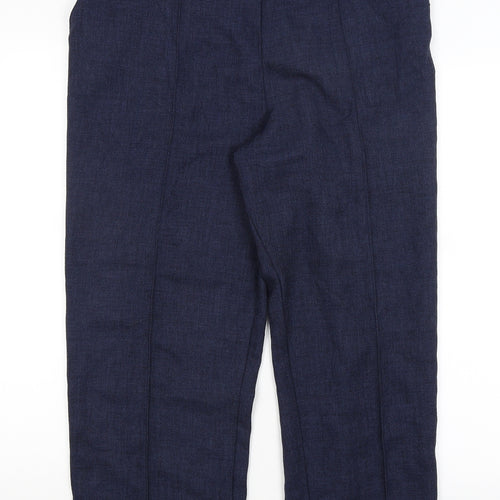 M&S Womens Blue   Trousers  Size 18 L25 in