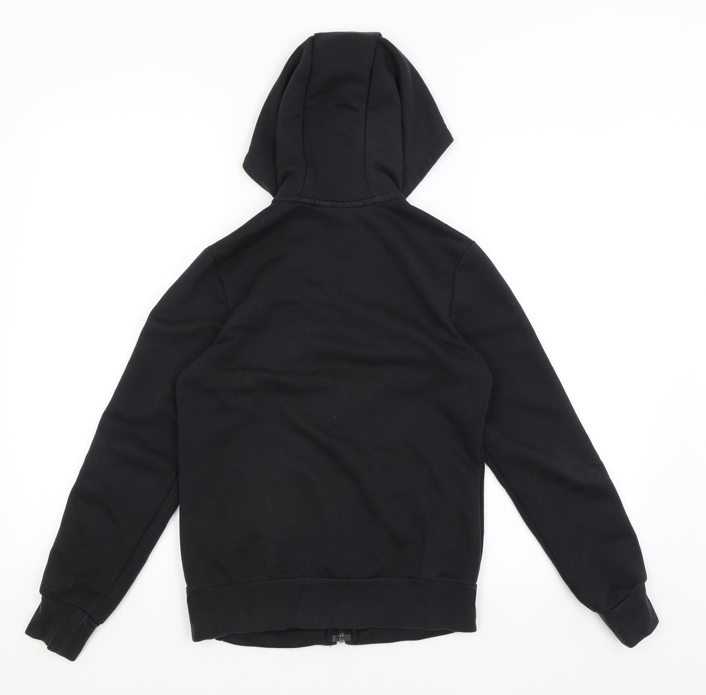 adidas Boys Black   Full Zip Hoodie Size 11-12 Years
