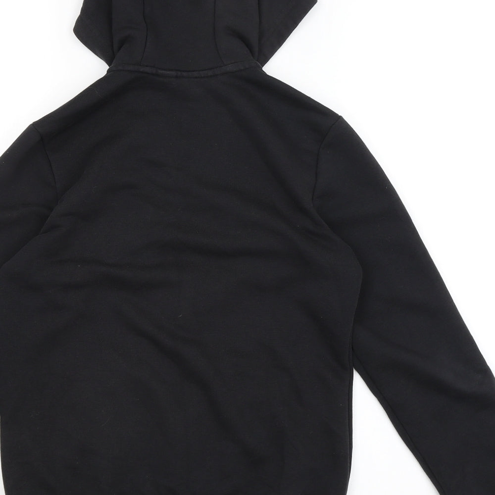 adidas Boys Black   Full Zip Hoodie Size 11-12 Years