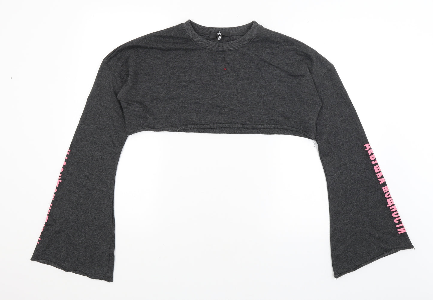 Missguided Womens Grey   Pullover Jumper Size 8