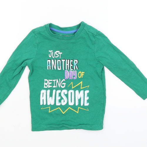 Nutmeg Baby Green   Basic T-Shirt Size 12-18 Months  - Another day being awesome