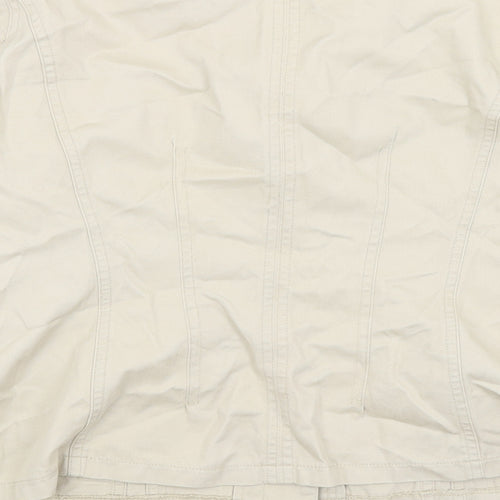 Todays Woman Womens Beige   Jacket  Size 14