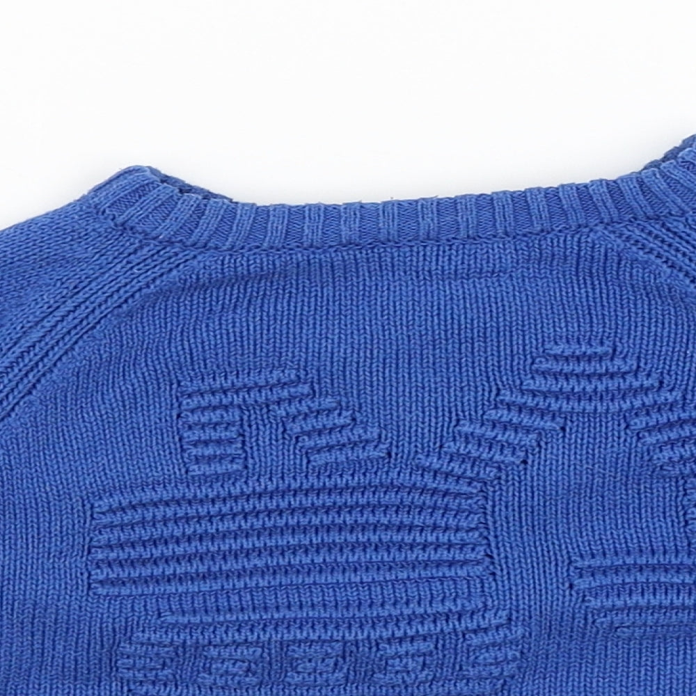 Matalan Baby Blue   Pullover Jumper Size 18-24 Months  - Digger