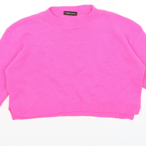 Cameo Rose Womens Pink   Pullover Jumper Size S