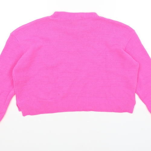 Cameo Rose Womens Pink   Pullover Jumper Size S