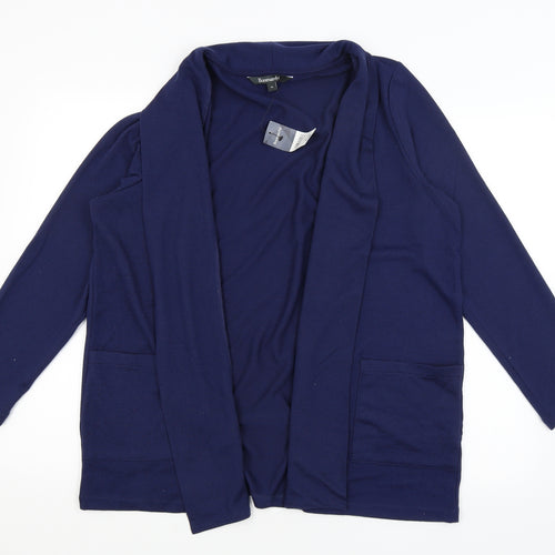 Bonmarche Womens Blue   Wrap Jumper Size 16