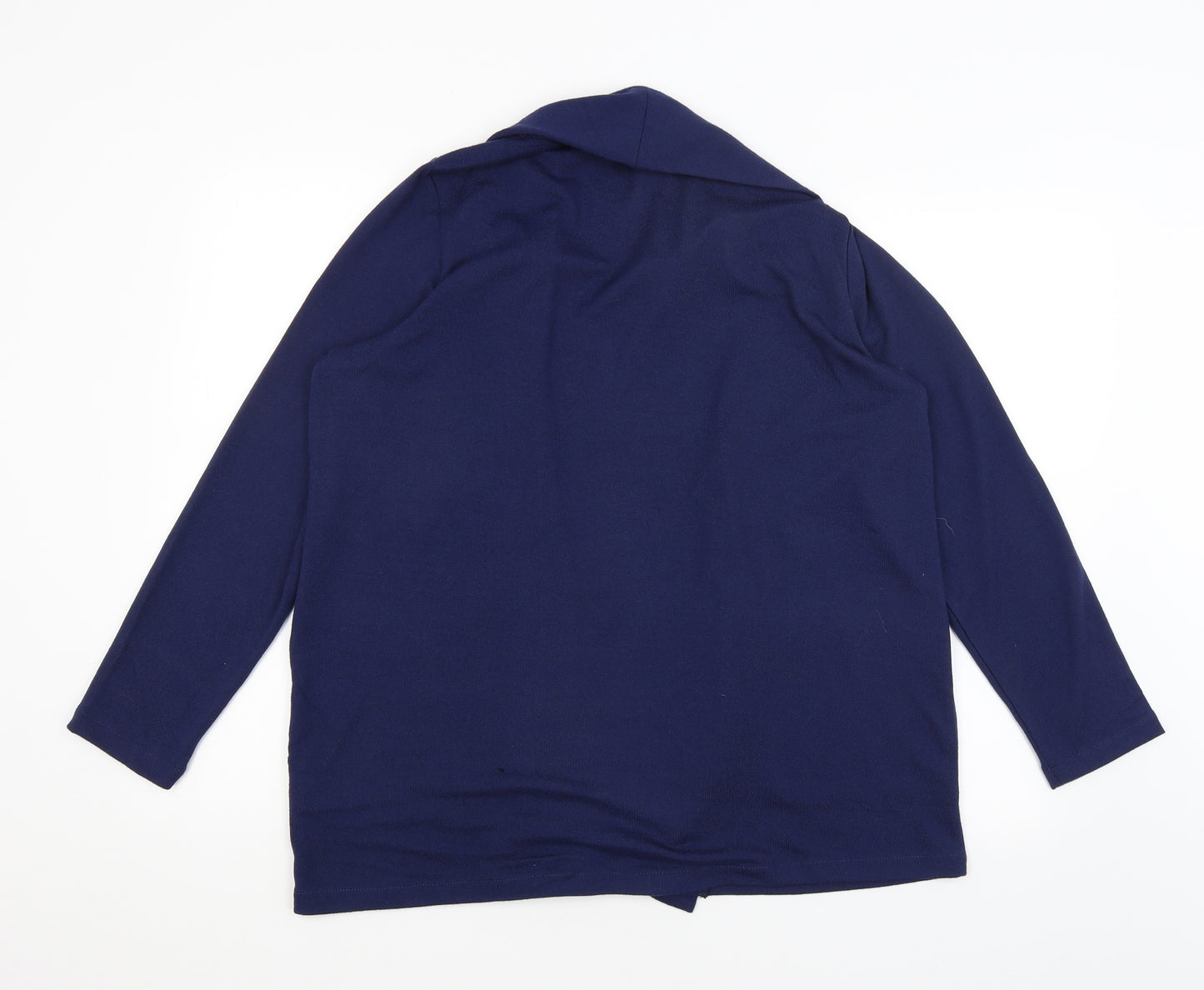 Bonmarche Womens Blue   Wrap Jumper Size 16