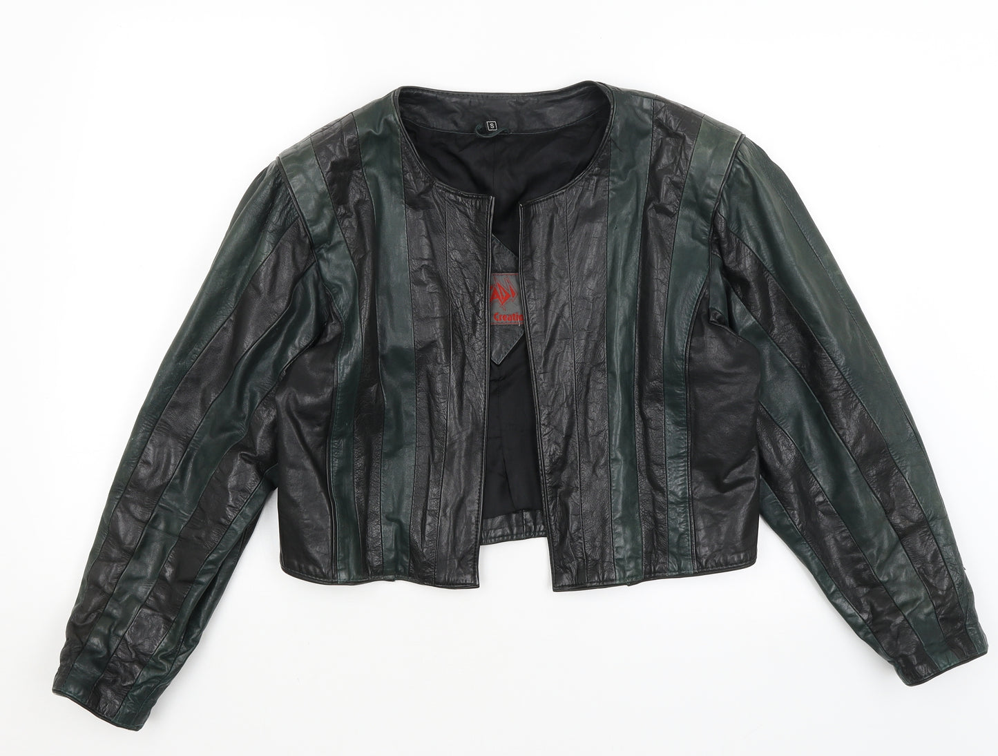 Preworn Womens Black Striped  Jacket  Size S