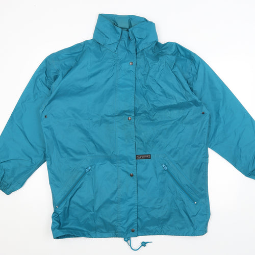 Highpoint Womens Blue   Rain Coat Coat Size 12