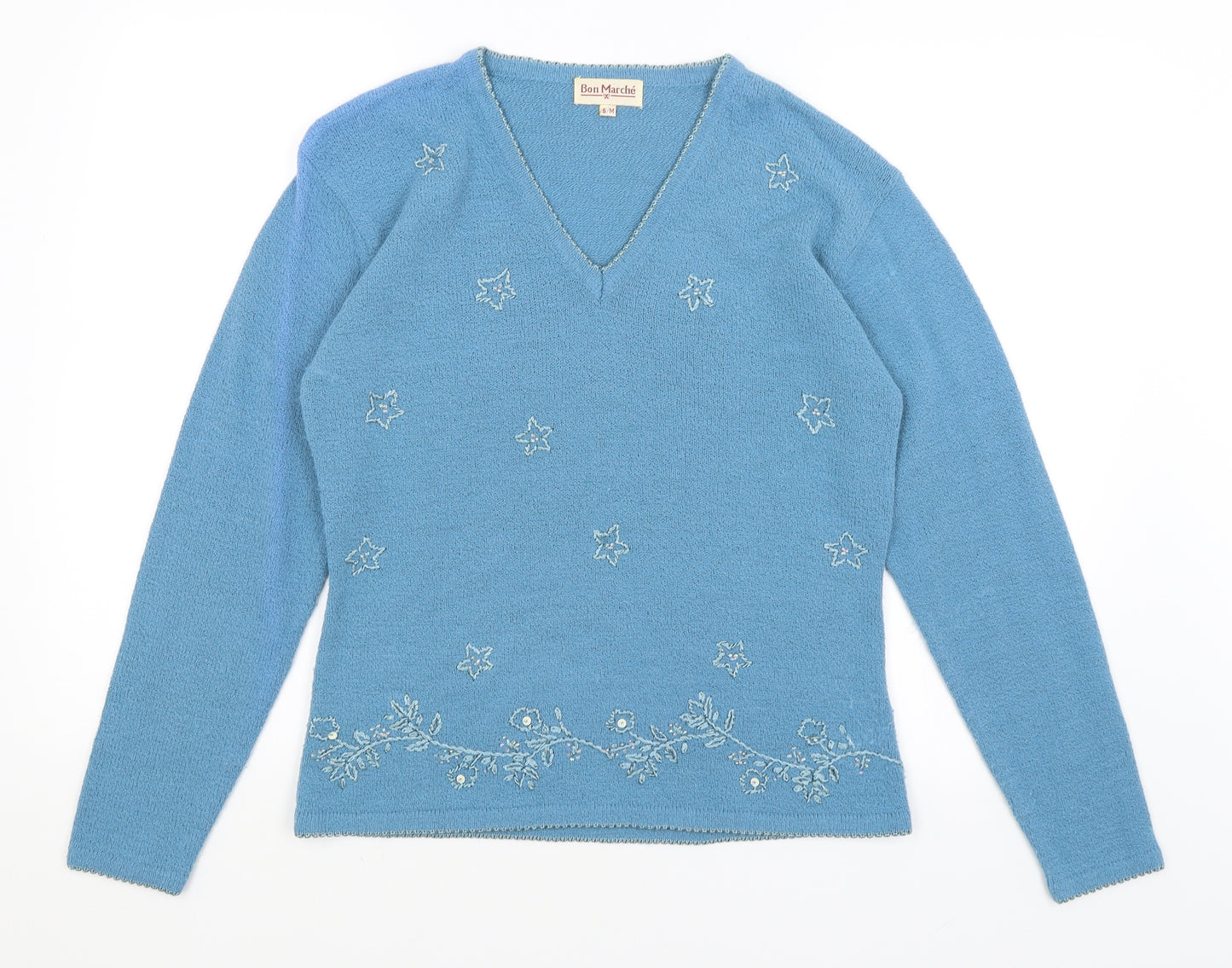 Bonmarche Womens Blue   Pullover Jumper Size S