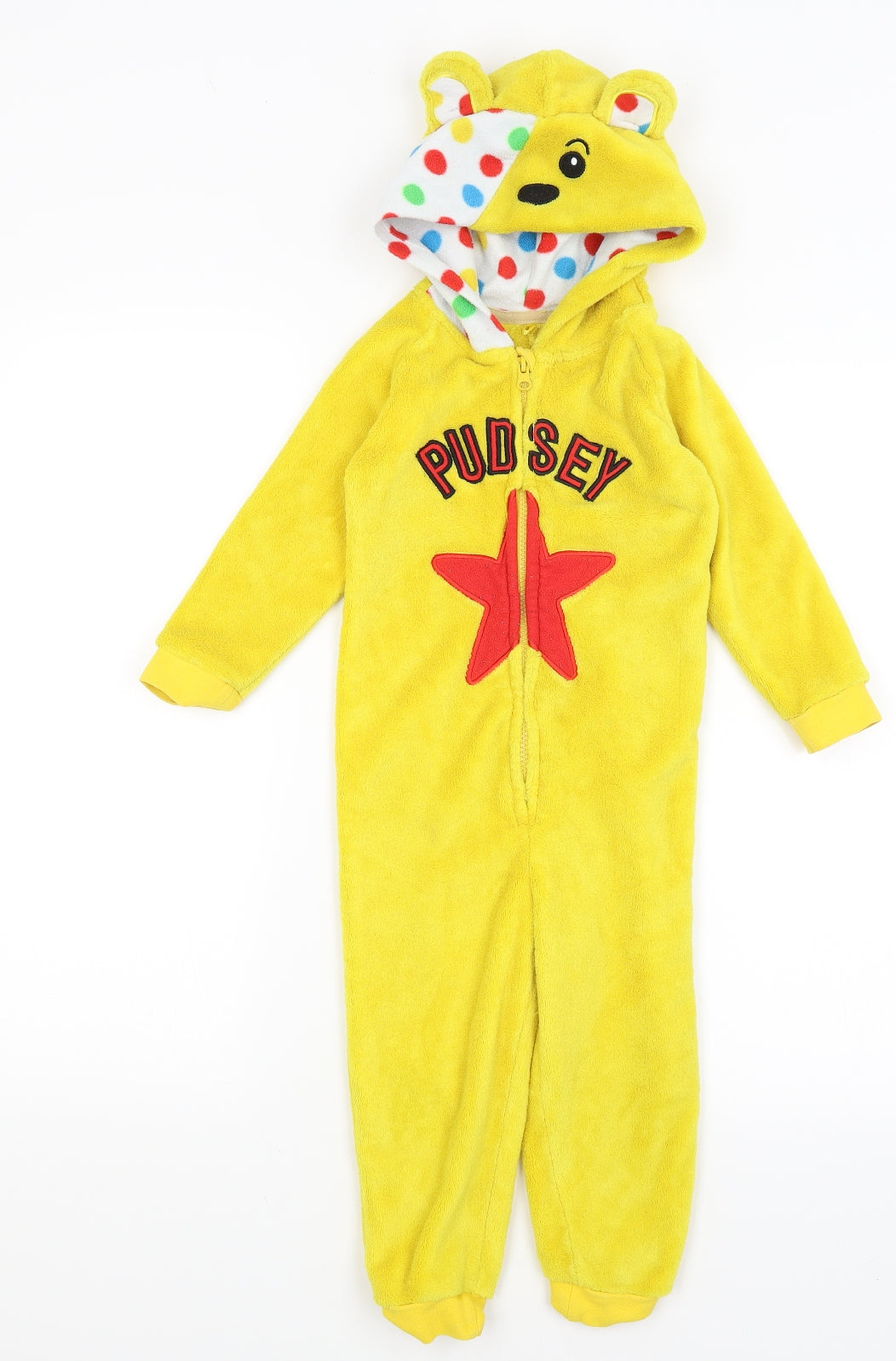 George Boys Yellow Solid   One Piece Size 2-3 Years  - Pudsey