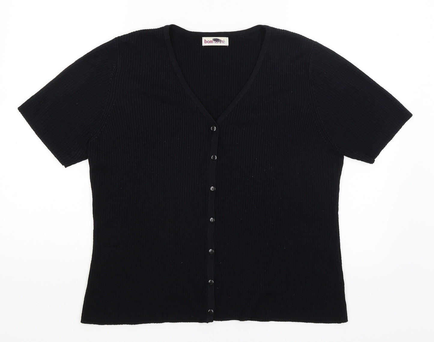 Bonmarche Womens Black   Cardigan Jumper Size XL