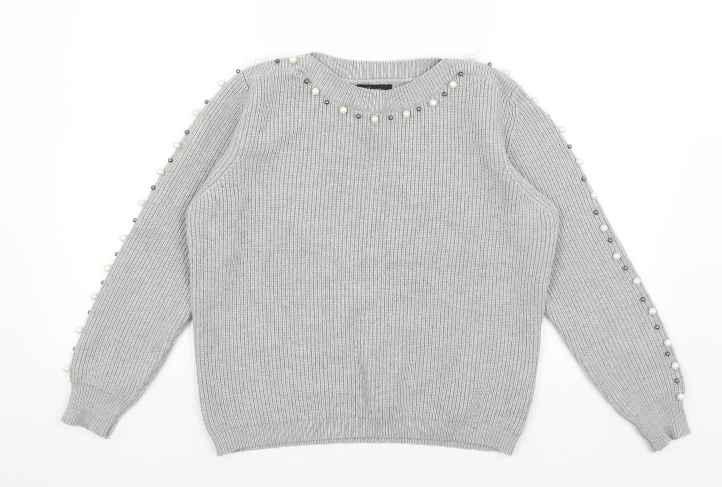 Klass Womens Grey   Pullover Jumper Size M