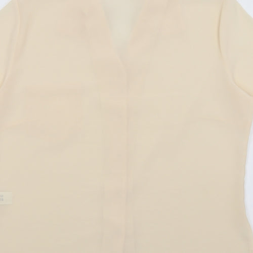 Slimma Womens Pink   Basic Button-Up Size 16