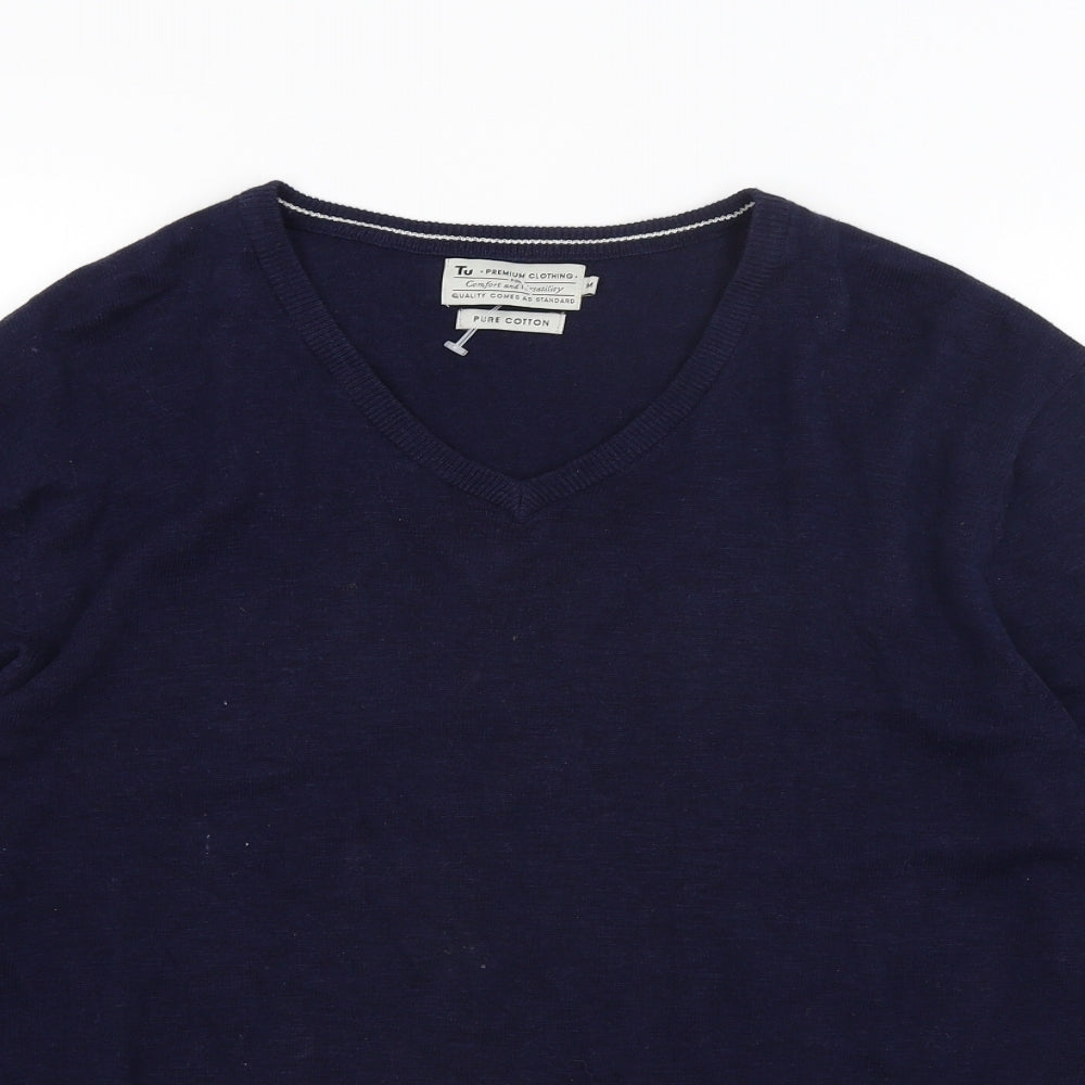 TU Mens Blue   Pullover Jumper Size M