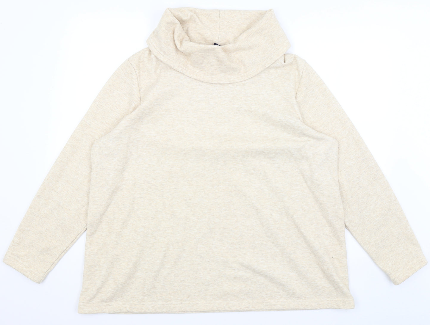 Lands End Womens Beige   Pullover Jumper Size XL