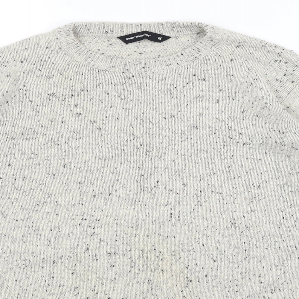 Cedar Wood State Mens Beige   Pullover Jumper Size M