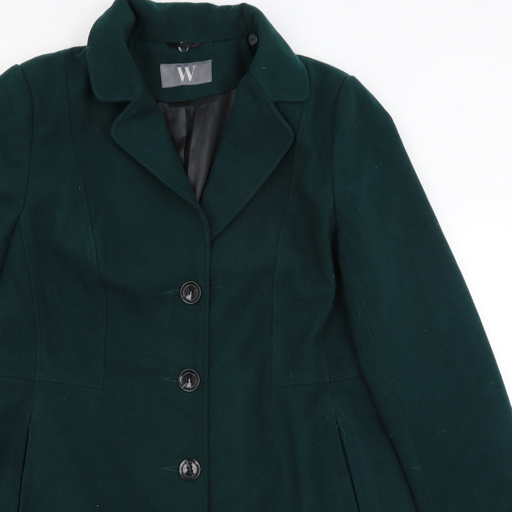 BHS Womens Green   Overcoat Coat Size 20