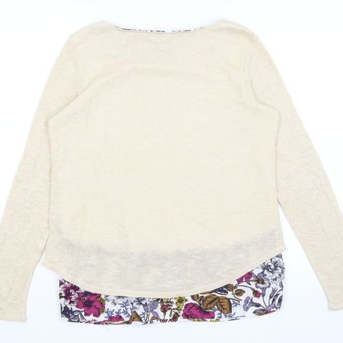 Per Una Womens Gold   Pullover Jumper Size 12