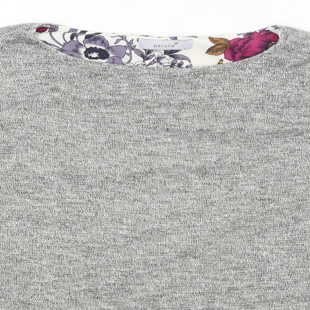 Per Una Womens Silver   Pullover Jumper Size 12