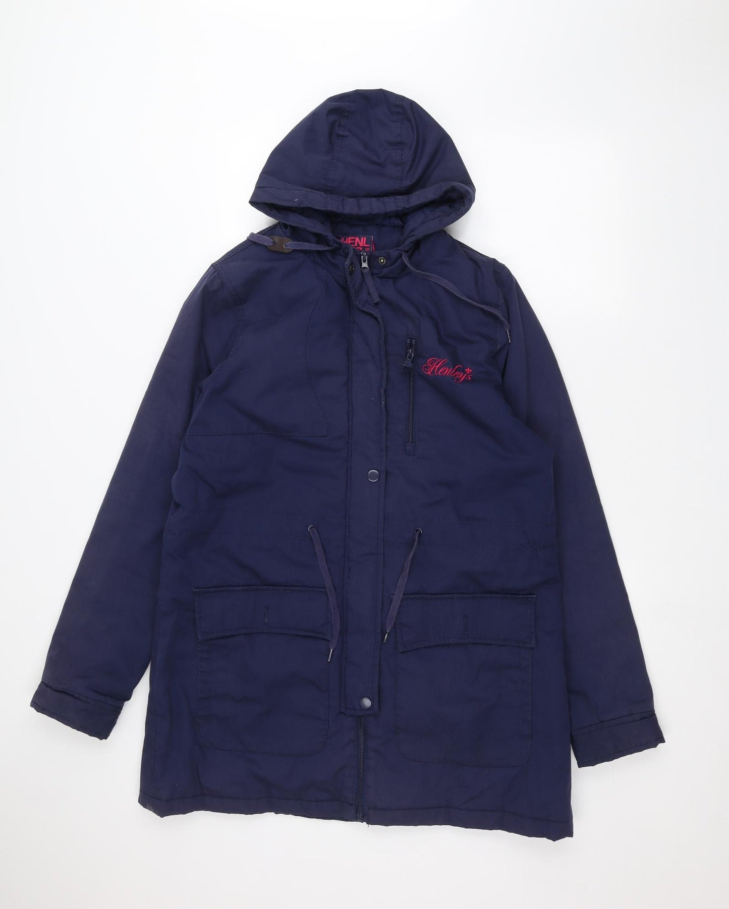 Henleys Womens Blue   Parka Coat Size 14