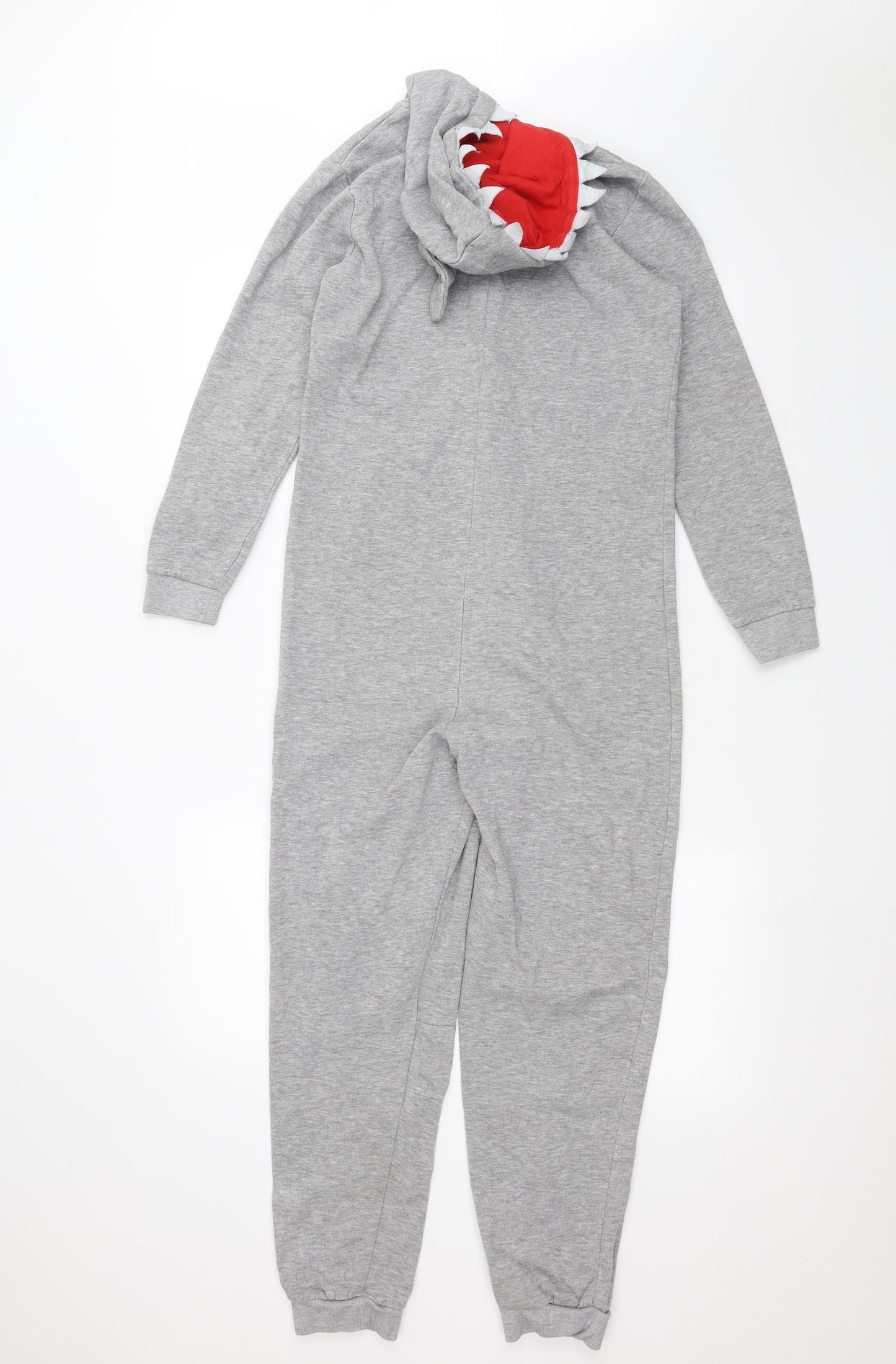 George Girls Grey Solid  Cami One Piece Size 11-12 Years  - Shark