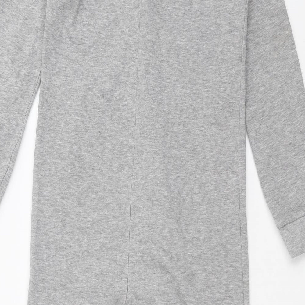 George Girls Grey Solid  Cami One Piece Size 11-12 Years  - Shark