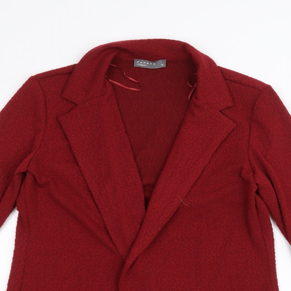 Papaya Womens Red   Jacket  Size 10