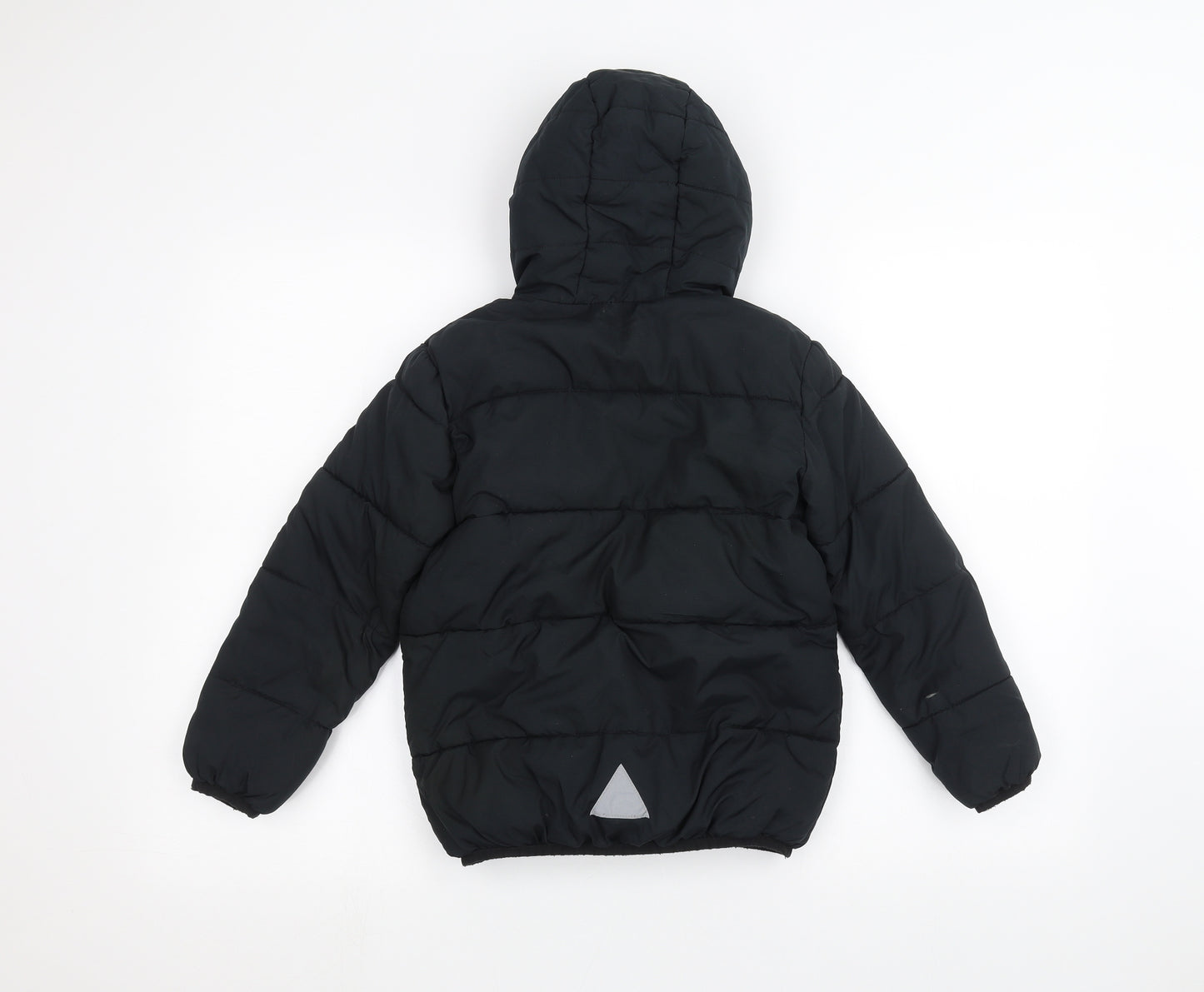 George Boys Black   Puffer Jacket Coat Size 7-8 Years