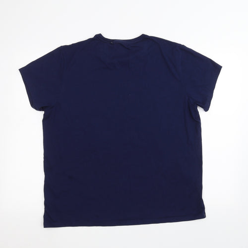 Cedar Wood State Mens Blue    T-Shirt Size XL