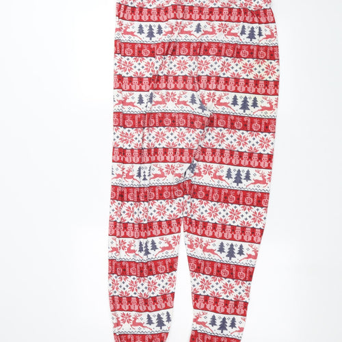 Primark Womens White Striped  Trousers  Size L L26 in