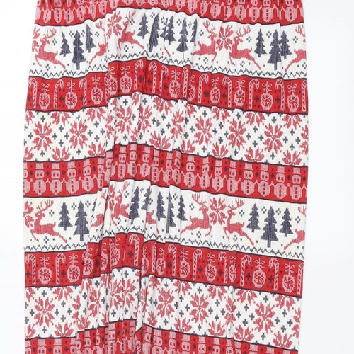 Primark Womens White Striped  Trousers  Size L L26 in