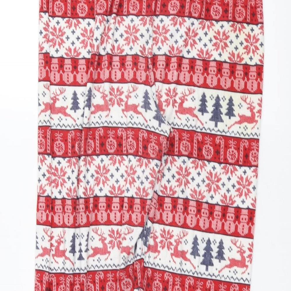 Primark Womens White Striped  Trousers  Size L L26 in