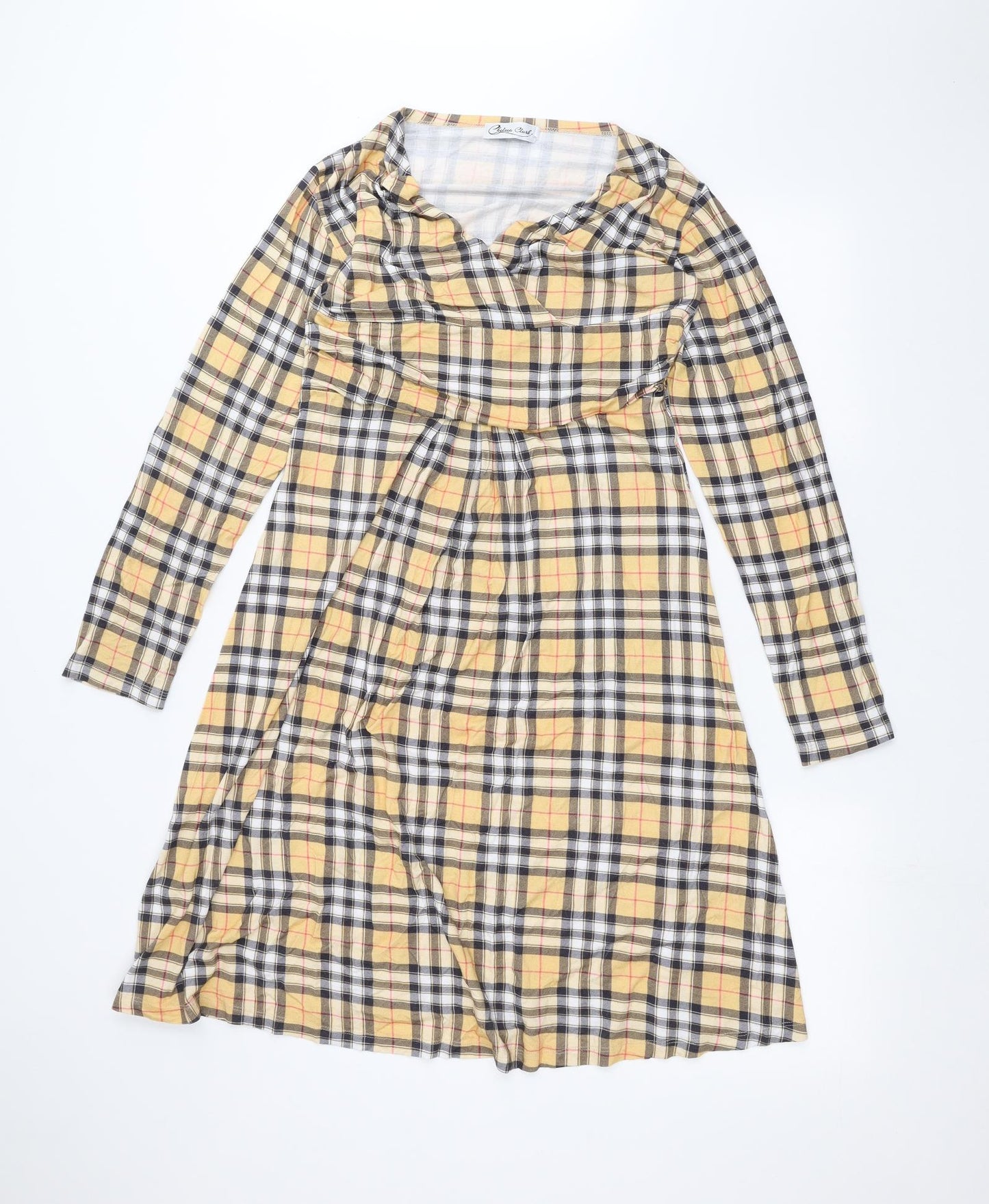 Chelsea clark Womens Yellow   A-Line  Size 2XL