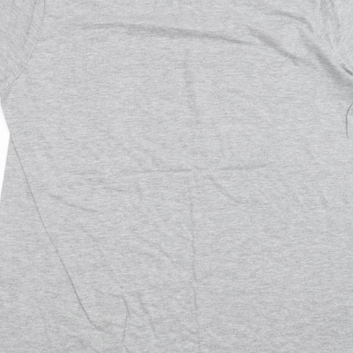 Gilden Womens Grey   Basic T-Shirt Size M