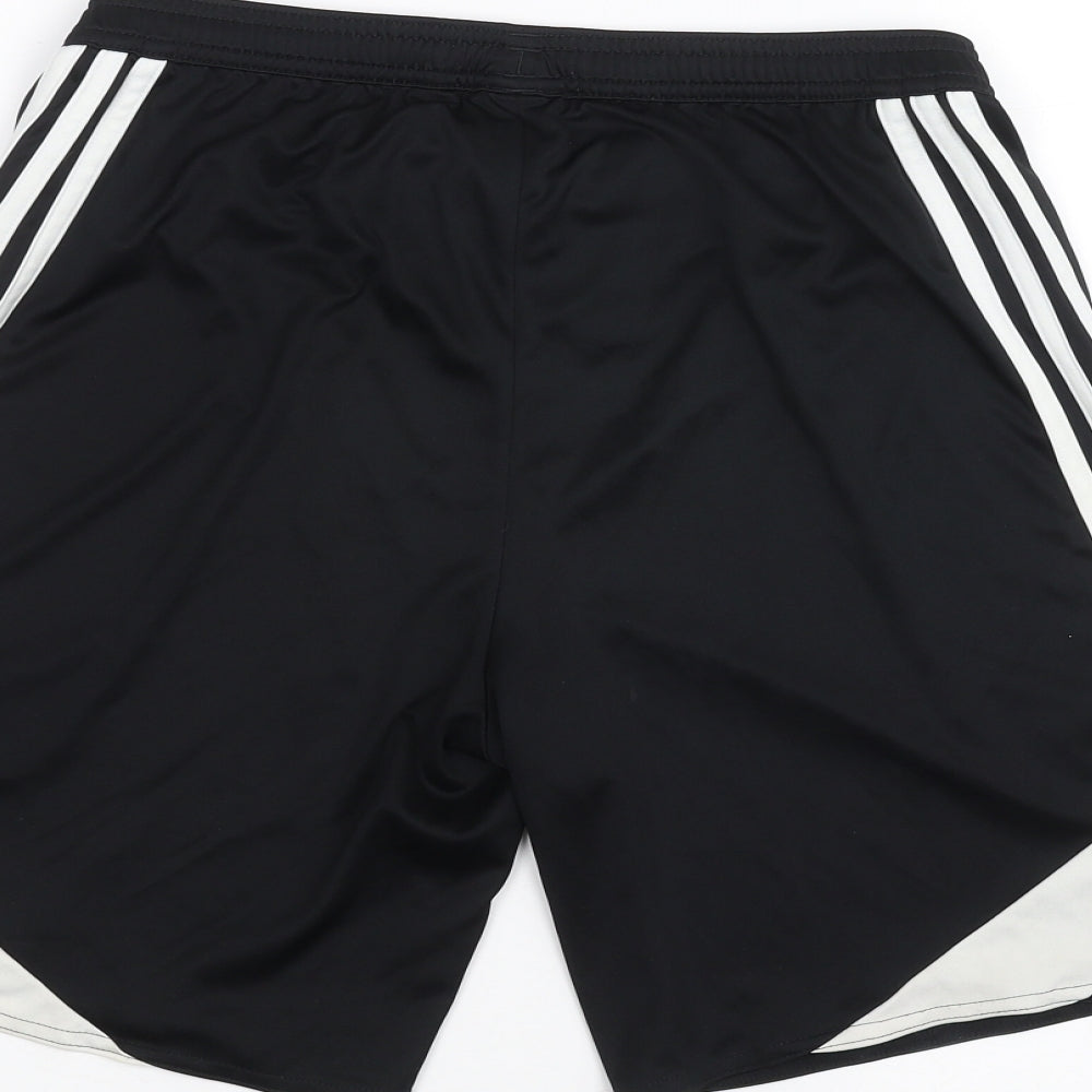 adidas Boys Black   Sweat Shorts Size 14 Years
