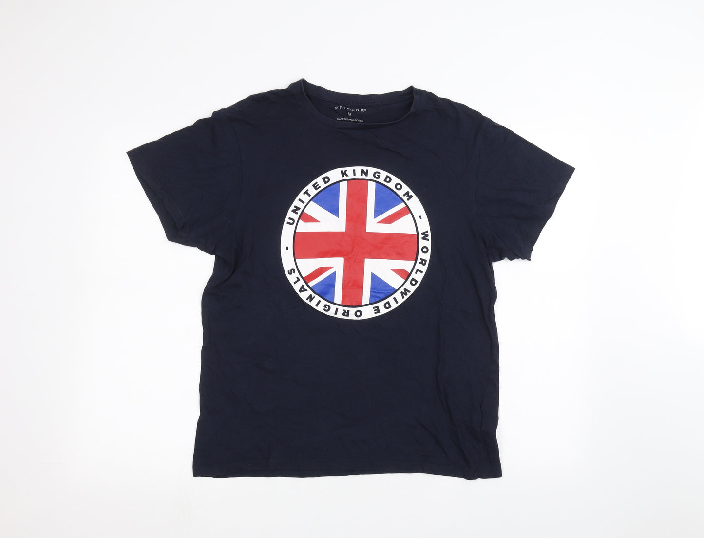 Primark Mens Blue    T-Shirt Size M