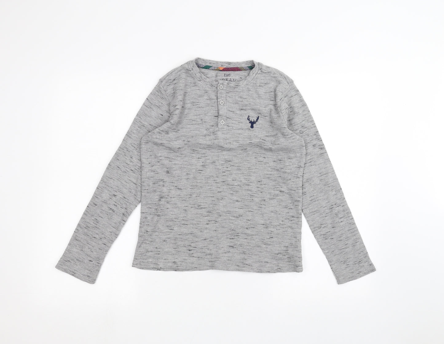 F&F Boys Grey   Basic T-Shirt Size 10-11 Years